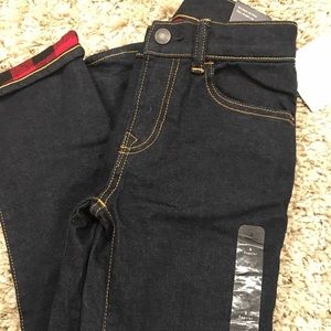 NWT fleece lined jeans